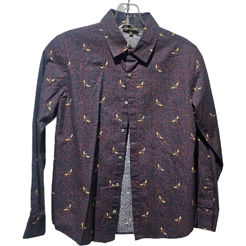 Roberto Cavalli Long Sleeve Button Up Dress Shirt